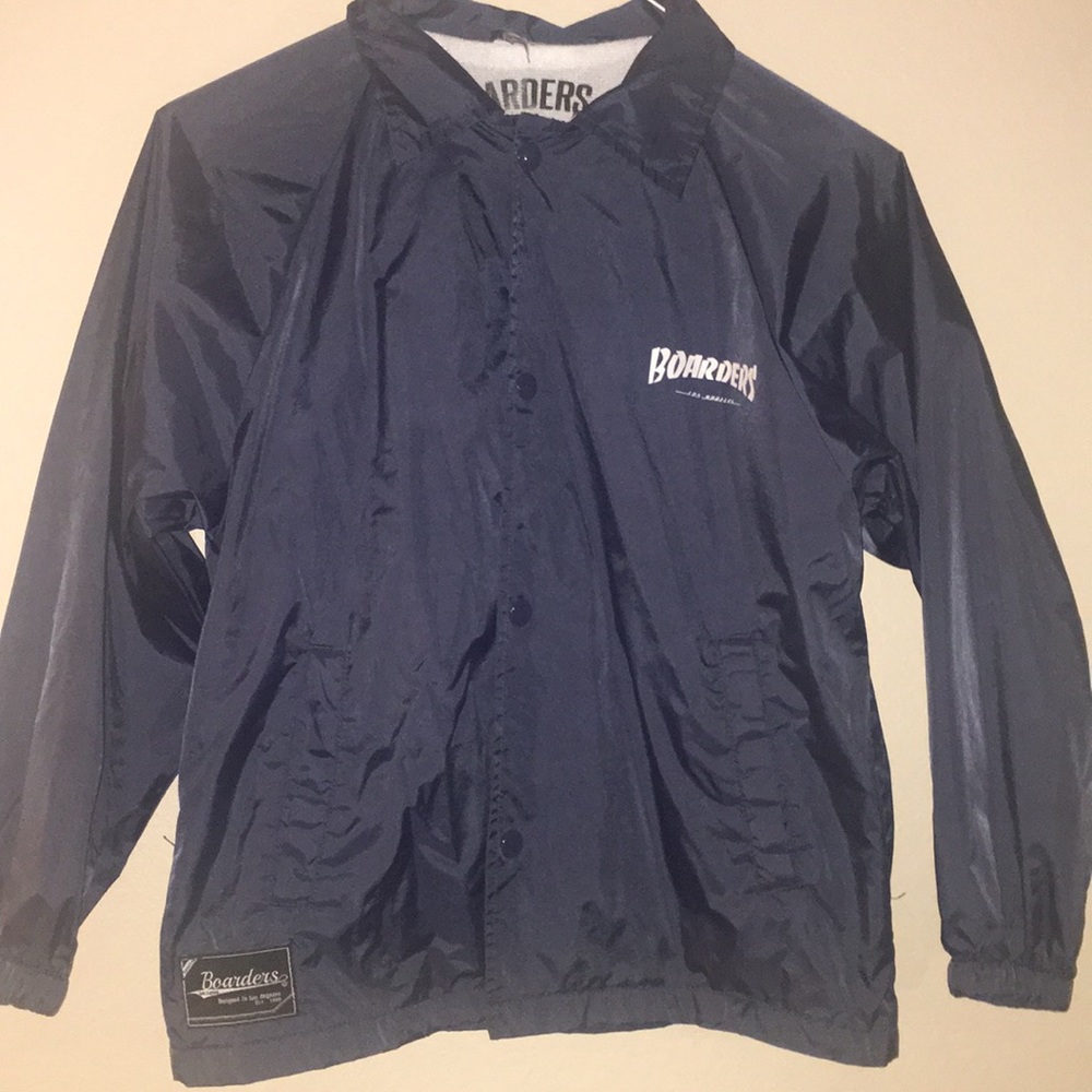 Navy Boarders Windbreaker